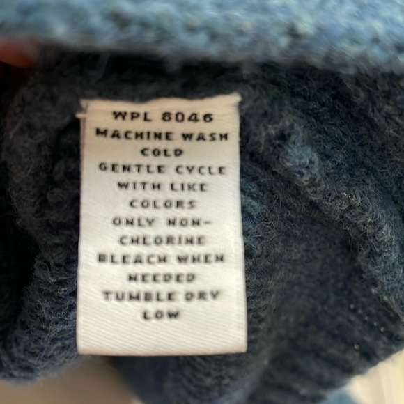 Style & Co teal blue sweater.  L - Picture 8 of 9